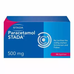 PARACETAMOL STADA 500 mg čípky, 10 ks