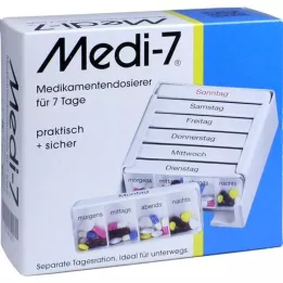 MEDI 7 Medicineendos.f.7 dní bílá, 1 ks