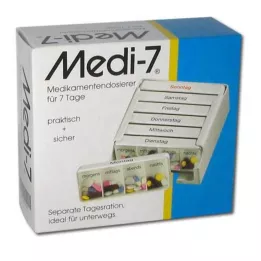 MEDI 7 dávek léků na 7 dní bílá, 1 ks