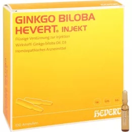 GINKGO BILOBA HEVERT injekční ampule, 100 ks
