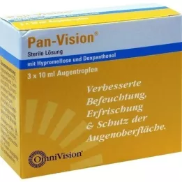 PAN-VISION Oční kapky, 3x10 ml