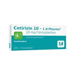 CETIRIZIN 10-1A Pharma potahované tablety, 7 ks