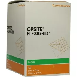 OPSITE Flexigrid trans. Wound Sloves.6x7 cm sterilní, 100 ks