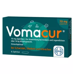 VOMACUR 70 čípků, 5 ks