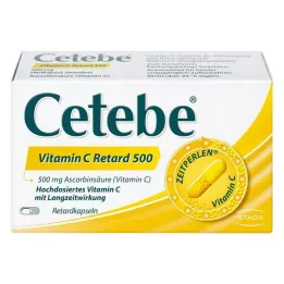 CETEBE Vitamin C kapsle s prodlouženým uvolňováním 500 mg, 60 ks