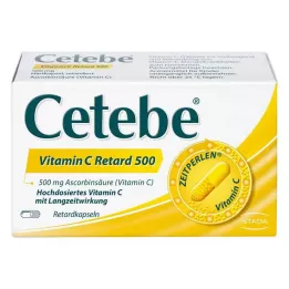 CETEBE Vitamin C kapsle s prodlouženým uvolňováním 500 mg, 120 ks