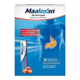 MAALOXAN 25 mVal kapalina, 20 x 10 ml
