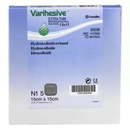 VARIHESIVE Extra tenký 15x15 cm HKV Hydroactive, 5 ks