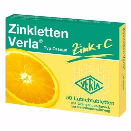 ZINKLETTEN Verla pomerančové pastilky, 50 ks