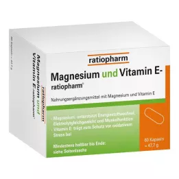MAGNESIUM UND VITAMIN Kapsle E-ratiopharm, 60 ks