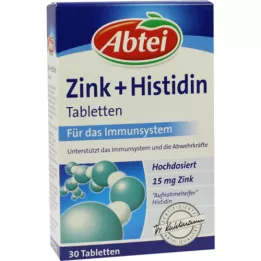 Abtei Zinc + histidinové tablety, 30 ks