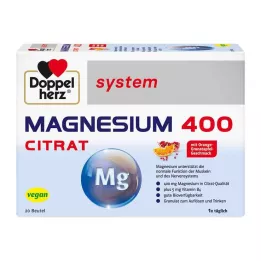 DOPPELHERZ Magnesium 400 Citrate system Granule, 20 ks
