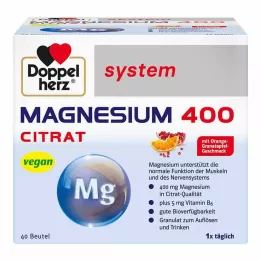 DOPPELHERZ Magnesium 400 Citrate system Granule, 40 ks