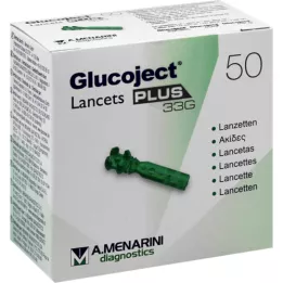 GLUCOJECT Lance PLUS 33 g, 50 ks