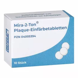MIRA 2 tónové tablety na barvení plaků, 10 ks