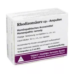 RHODIZONSÄURE cp. Ampule Injekční roztok, 10X2 ml
