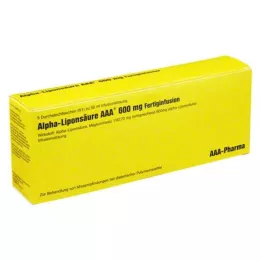 ALPHA LIPONSÄURE AAA 600 mg injekční lahvičky, 5X50 ml