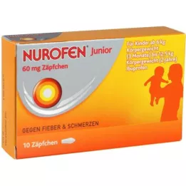 NUROFEN Junior 60 mg Suppositories, 10 ks