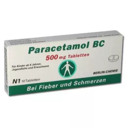 PARACETAMOL BC 500 mg tablety, 10 ks