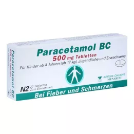 PARACETAMOL BC 500 mg tablety, 20 ks