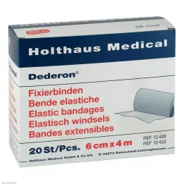 DEDERON Fixační obvazy 6 cmx4 m, 20 ks