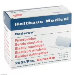DEDERON Fixační obvazy 8 cmx4 m, 20 ks
