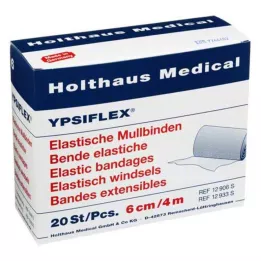 MULLBINDEN elastický 6 cmx4 m, 20 ks