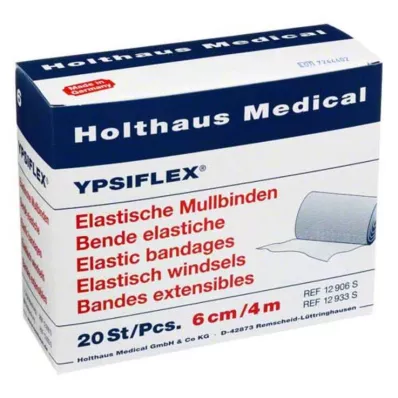 MULLBINDEN elastický 6 cmx4 m, 20 ks