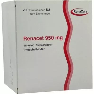 RENACET 950 mg filmové tablety, 200 ks