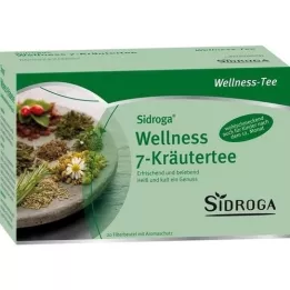 SIDROGA Wellness 7-Herbal Tea Filter Bag, 20x2.0 g