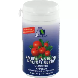 PREISELBEERE Americké 400 mg tobolky, 60 ks