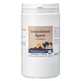 SCHWARZKÜMMEL ÄGYPTEN+E kapsle, 1000 ks