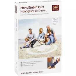 BORT ManuStabil krátká pravá S kůže, 1 ks