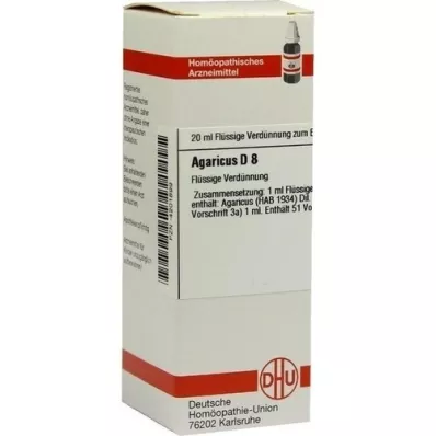 AGARICUS D 8 Ředění, 20 ml