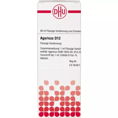 AGARICUS D 12 ředění, 50 ml