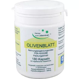 OLIVENBLATT-Extrakt Vegi kapsle, 180 ks