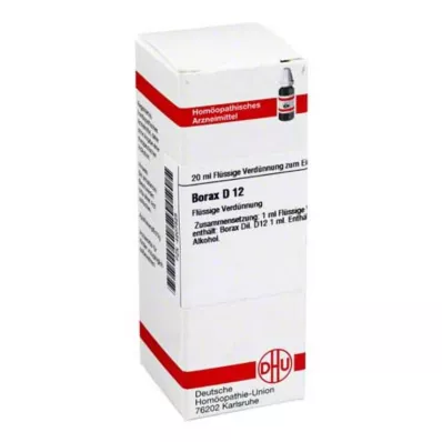 BORAX D 12 Ředění, 20 ml BORAX D 12 Ředění, 20 ml