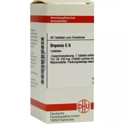 BRYONIA C 6 tablet, 80 ks