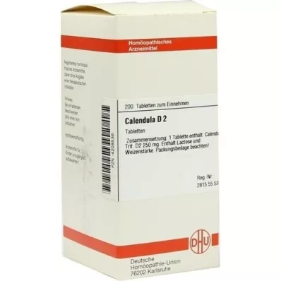 CALENDULA d 2 tablety, 200 ks