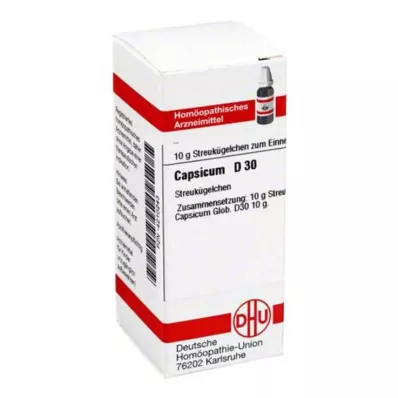 CAPSICUM D 30 Globuli, 10 g