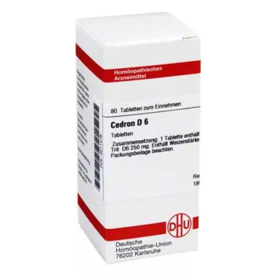 CEDRON D 6 tablet, 80 ks