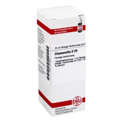 CHAMOMILLA D 20 Ředění, 20 ml