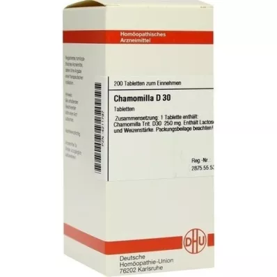 Chamomilla D 30 tablet, 200 ks Chamomilla D 30 tablet, 200 ks