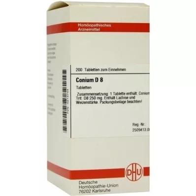 CONIUM d 8 tablety, 200 ks