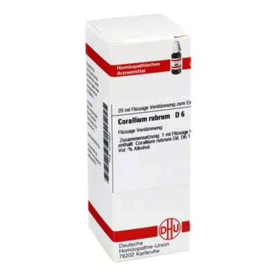 CORALLIUM RUBRUM D6 ředění, 20 ml