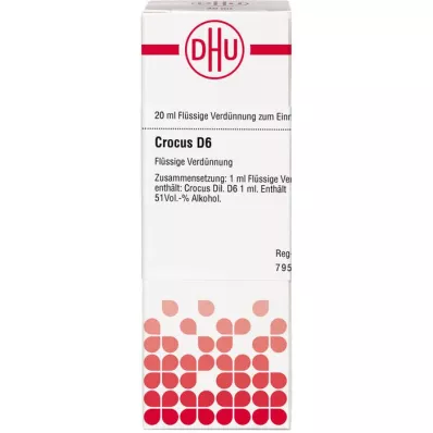 CROCUS D 6 Ředění, 20 ml