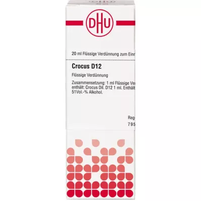 CROCUS D 12 ředění, 20 ml CROCUS D 12 ředění, 20 ml