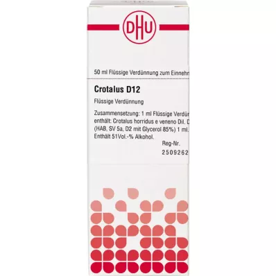 CROTALUS D 12 Ředění, 50 ml