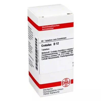 CROTALUS D 12 tablet, 80 ks