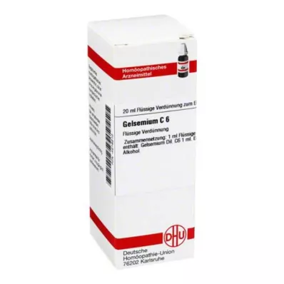 GELSEMIUM C6 ředění, 20 ml GELSEMIUM C6 ředění, 20 ml